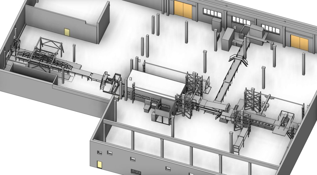 scan to bim manufacturing facility