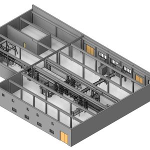 Ore processing plant BIM model for reconstruction and upgrade planning