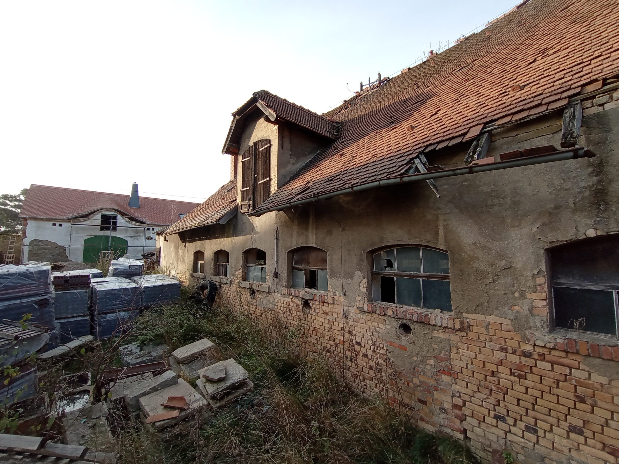 Exterior of historic industrial facility documented using 3D laser scanning