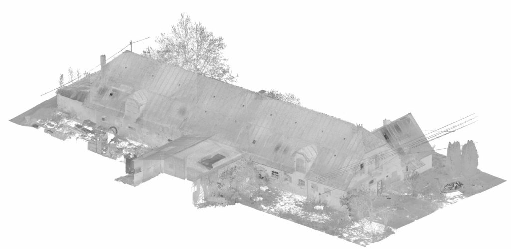 3D laser scanning point cloud of historic industrial building in Germany