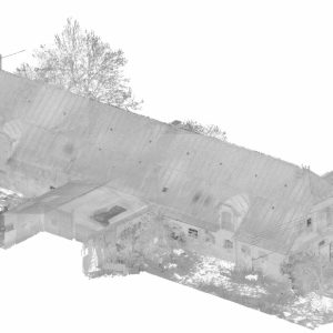 3D laser scanning point cloud of historic industrial building in Germany