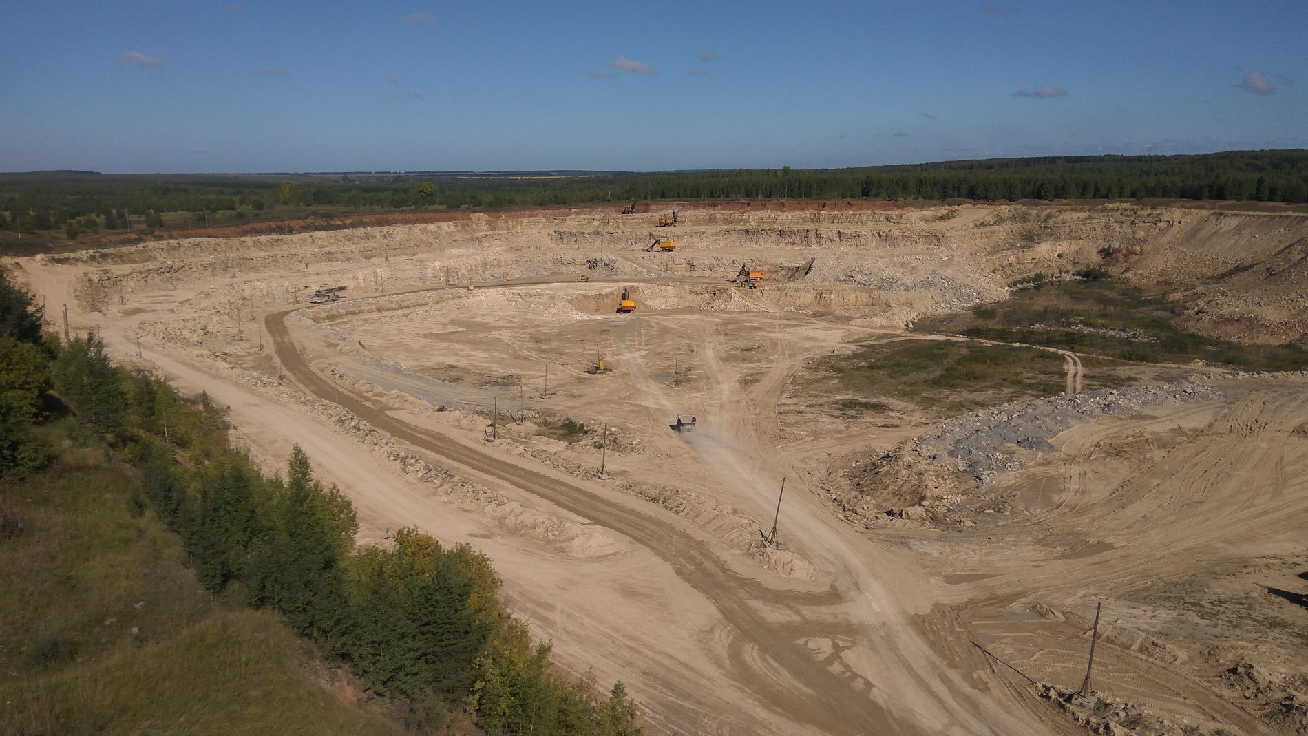 Scan to BIM for Open-pit quarries