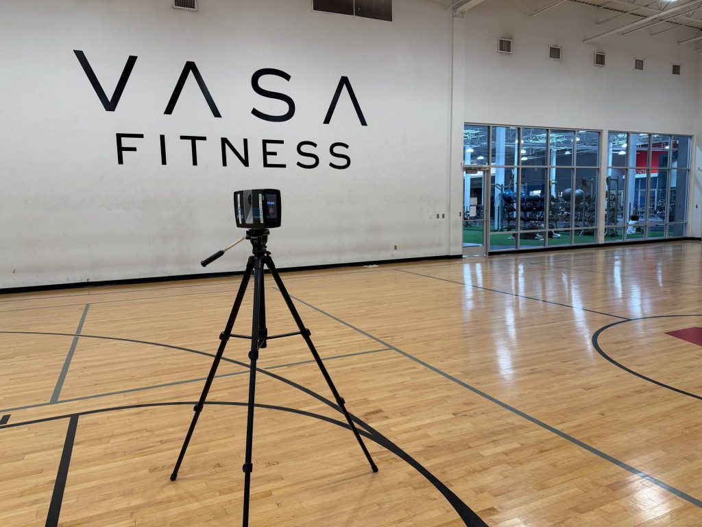 Inwentaryzacja obiektu sportowego – pomiar wnętrza