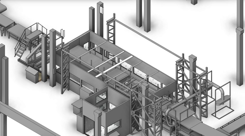reverse engineered conveyor system cad model for open pit quarry equipment reconstruction