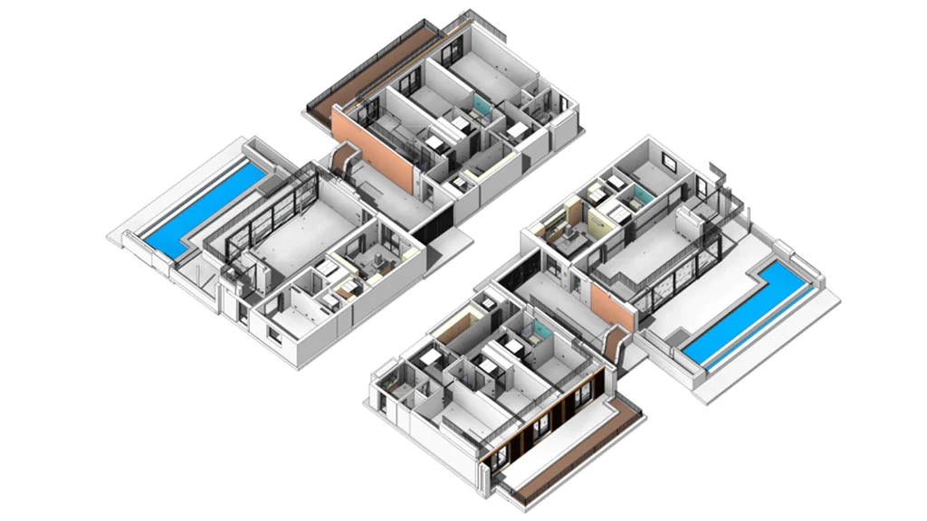 MEP layout model developed for technical system planning and coordination