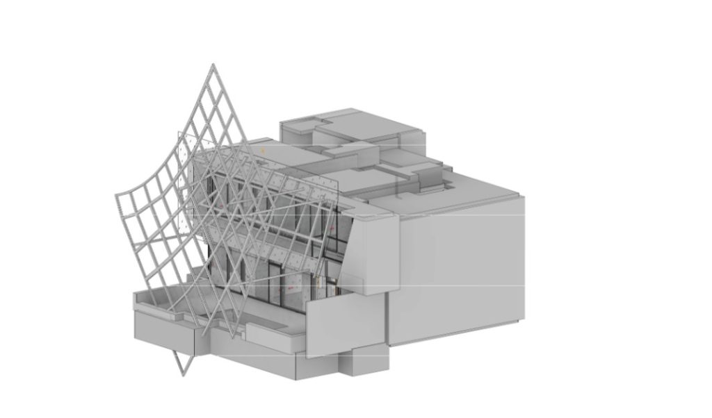 Conceptual 3D building model created for design and construction review