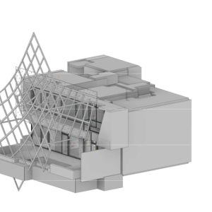 Conceptual 3D building model created for design and construction review