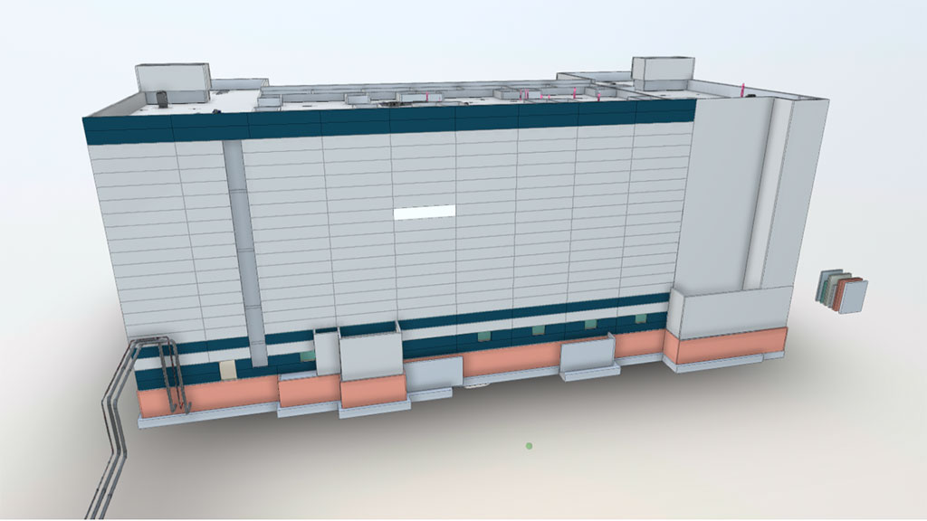MEP system model for construction and technical documentation