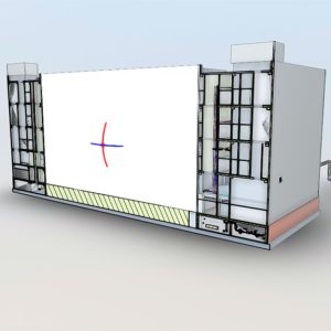 Revit sectional drawing developed for coordinated building documentation