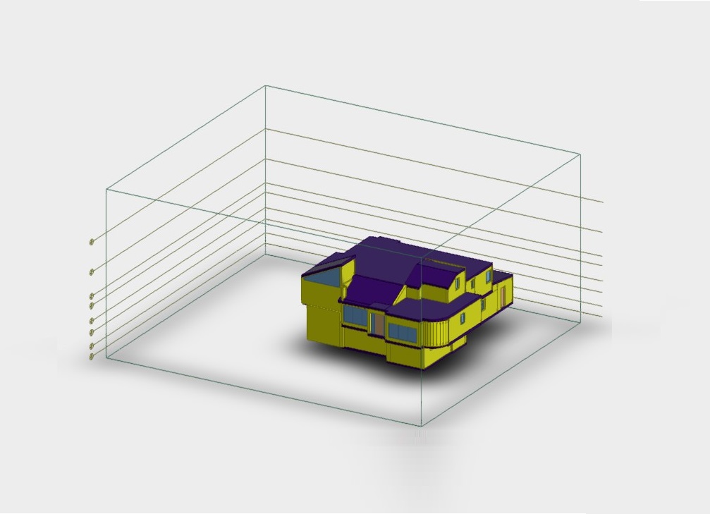 3D model created from laser scanning data in Jericho, NY