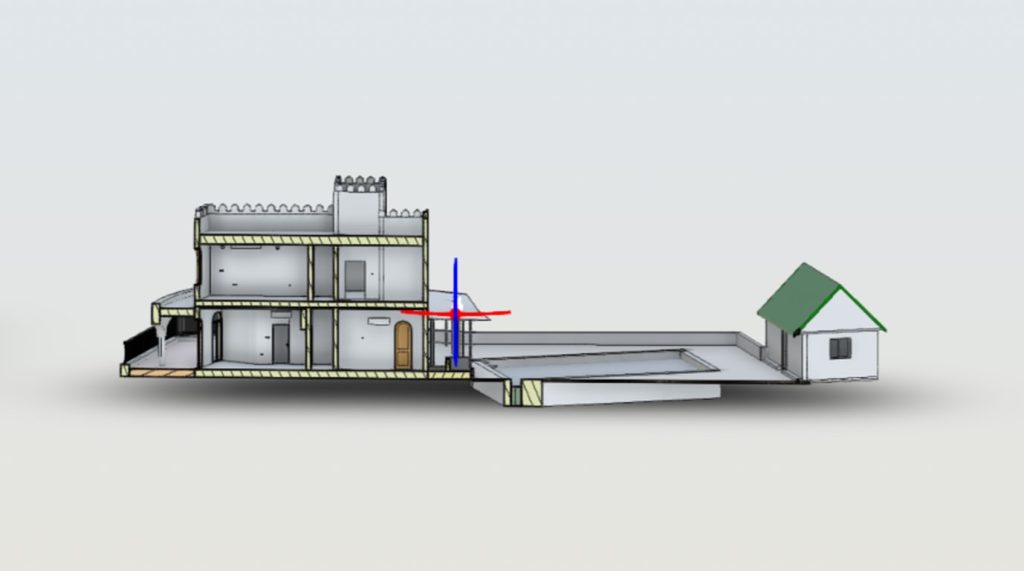 3D BIM model of residential villa in Hatta UAE based on point cloud data