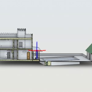 3D BIM model of residential villa in Hatta UAE based on point cloud data