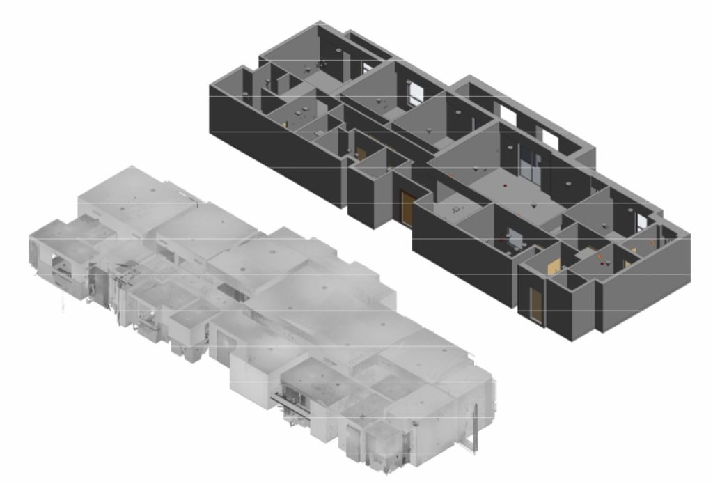 Od chmury punktów do skoordynowanego modelu BIM