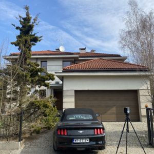 Dom jednorodzinny przed skanowaniem laserowym 3D – widok frontowy