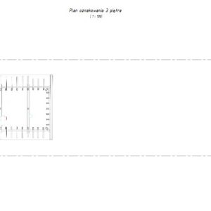 Plan dachu przygotowany na podstawie skanowania laserowego 3D