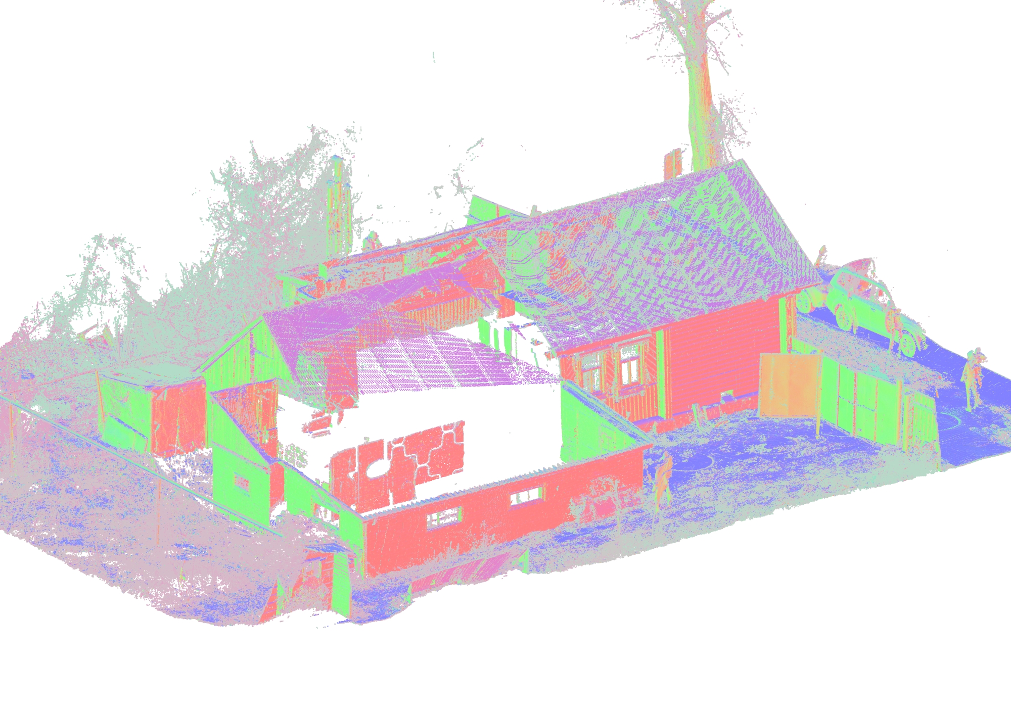 Point Cloud Processing for Residential buildings