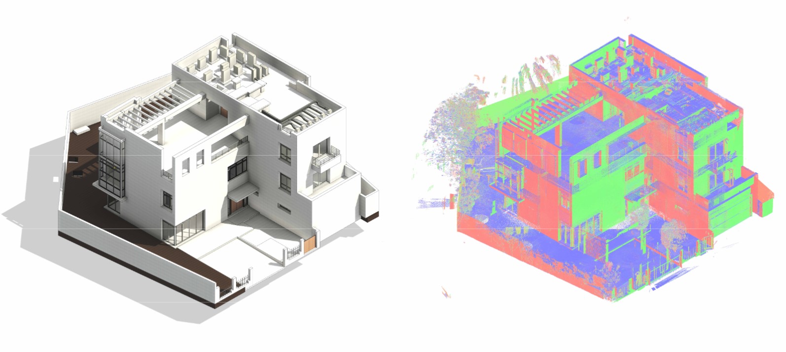 Scan to BIM for Residential buildings