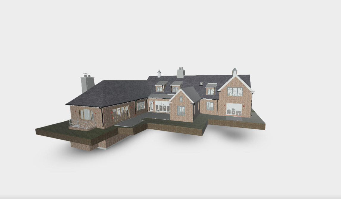 3D Laser Scanning and Archicad Modeling of a 7,000 sq ft Mansion in Chicago, Illinois