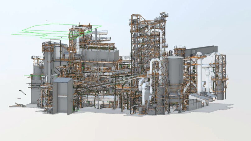 BIM Modeling for Thermal power station
