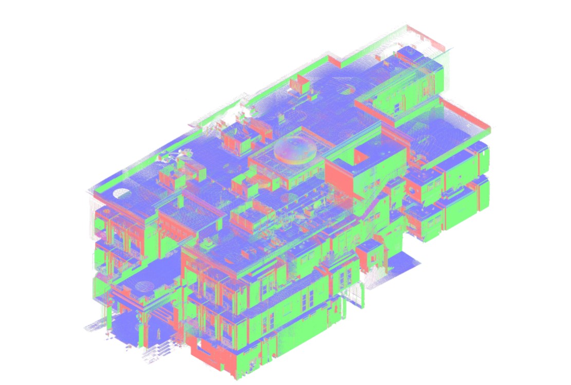 Point Cloud Processing for Hydroelectric power station